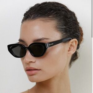 Velvet Canyon Black Cat-Eye Sunglasses
